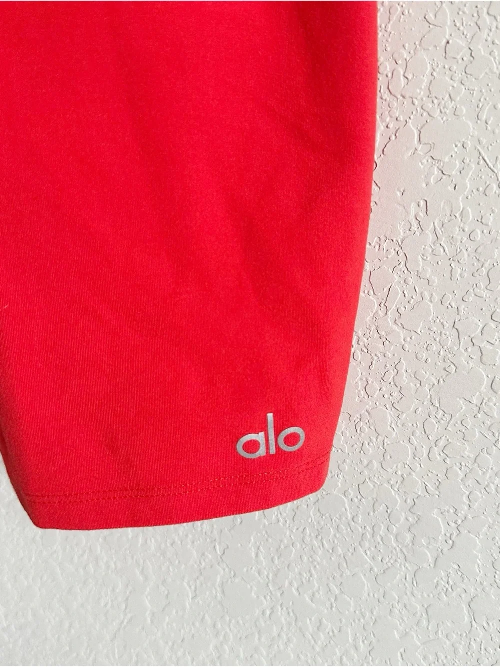 Alo Yoga Alosoft Suns Out Romper Jumpsuit Red Hot Summer Sz M